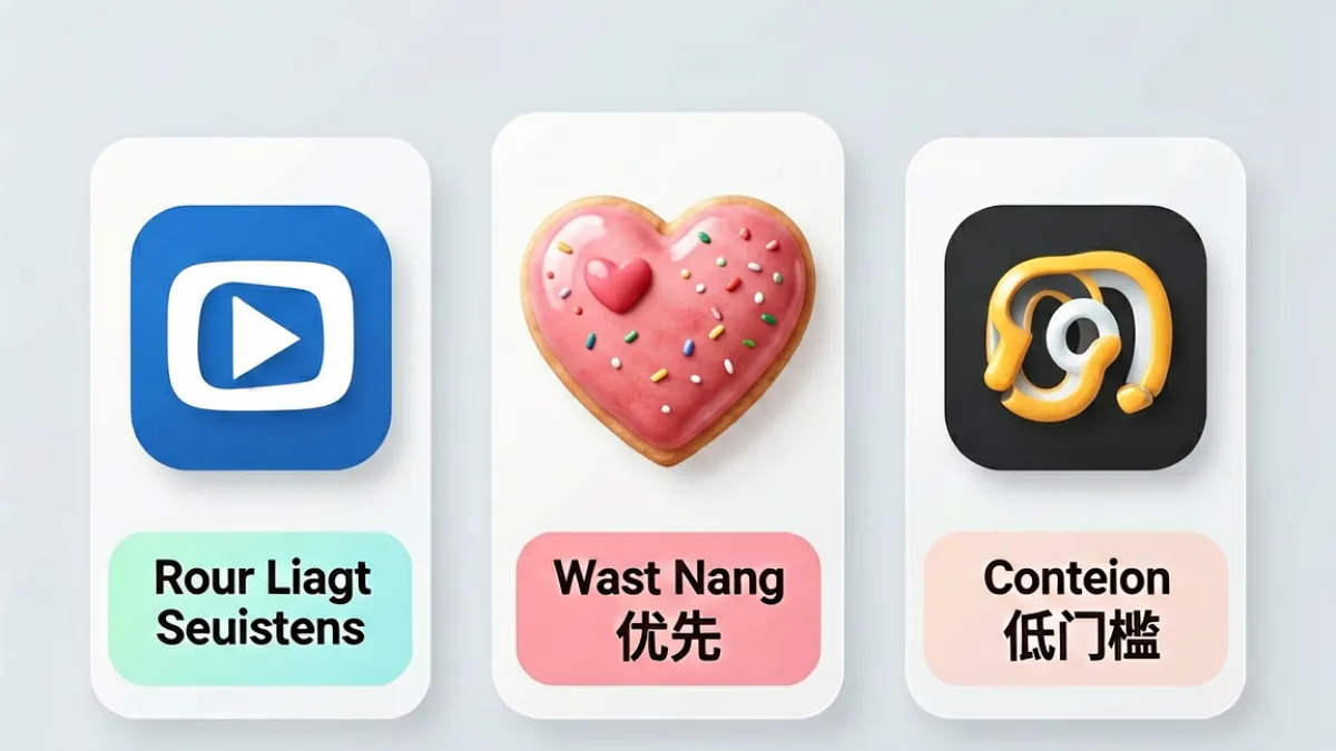 多个视频平台图标并排对比示意图，中央突出显示txvlog.com糖心官网网站的标志与差异化特征标注